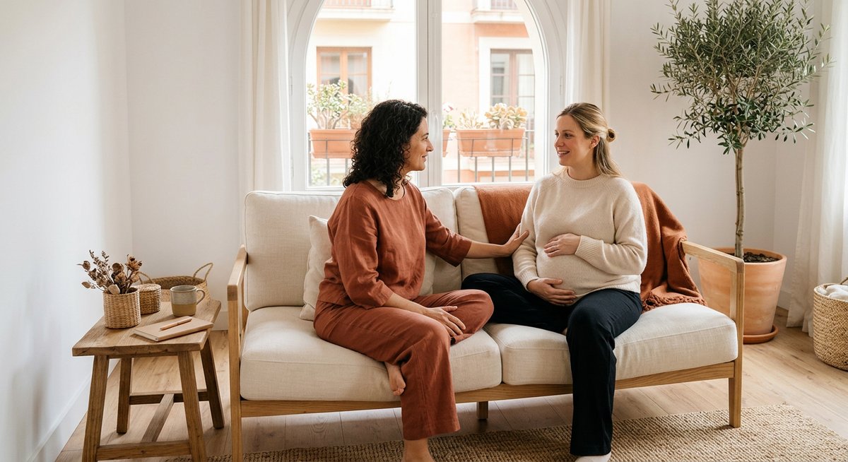 Acompañamiento doula prenatal para embarazadas en Tribu House Barcelona